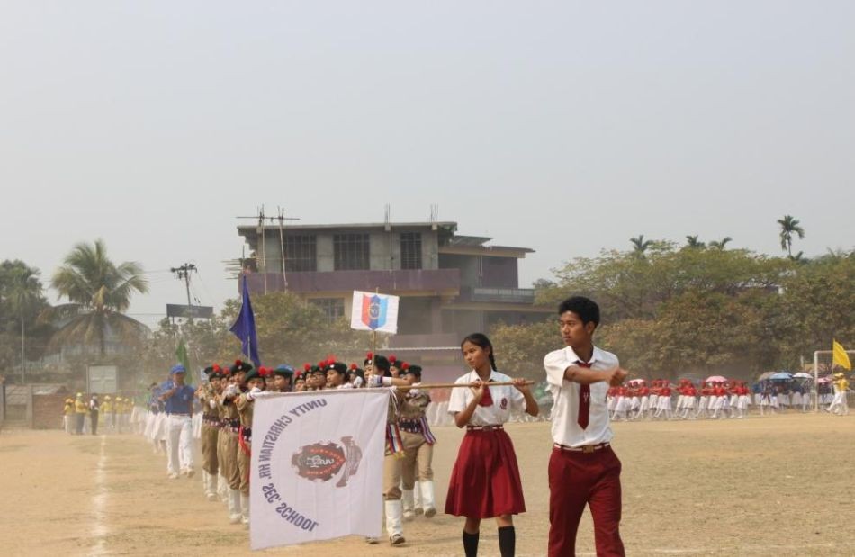Unity Christian Higher Secondary School, Diphupar annual sports meet, 2025 was held from March 11 to 13.